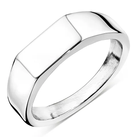 Wasserfest Ring aus Stahl