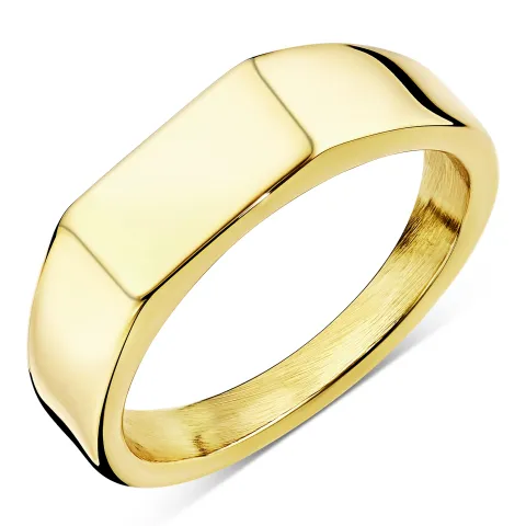 Wasserfest Ring aus vergoldetem Edelstahl