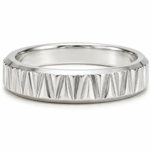 Wasserfest Ring aus Stahl