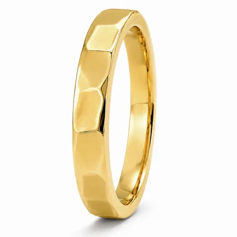 Wasserfest Ring aus vergoldetem Edelstahl