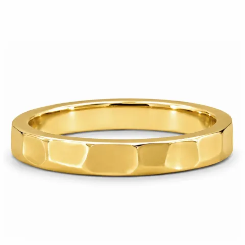 Wasserfest Ring aus vergoldetem Edelstahl