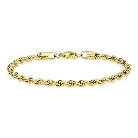 Wasserfest Armband aus vergoldetem Edelstahl  x 3,50 mm 