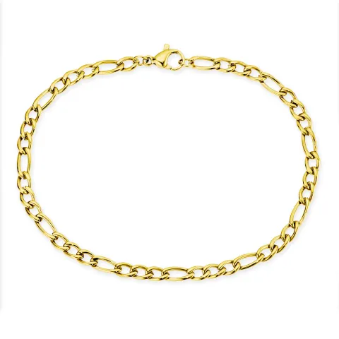 Wasserfest Armband aus vergoldetem Edelstahl  x 4,0 mm 