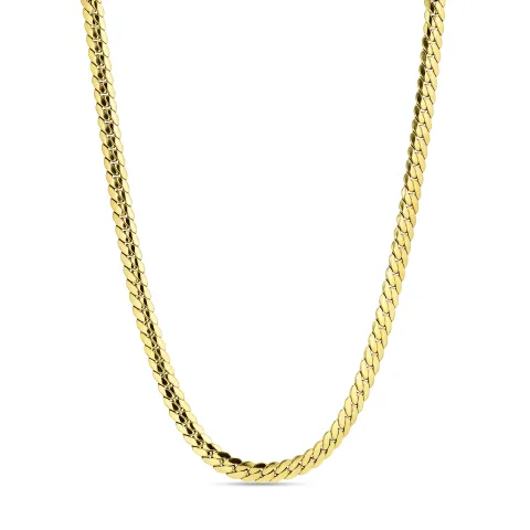 Wasserfest Halskette aus vergoldetem Edelstahl  x 6,5 mm 