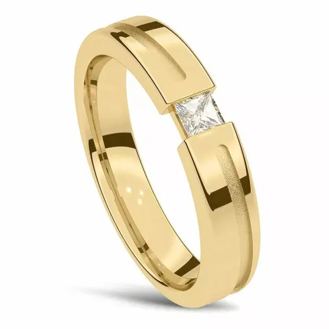 Damenring aus 14 Karat Gold 0,13 ct