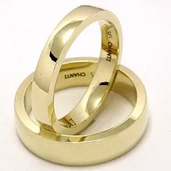 Trauringe aus 14 Karat Gold - set