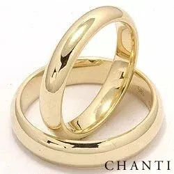 Trauringe aus 14 Karat Gold - set