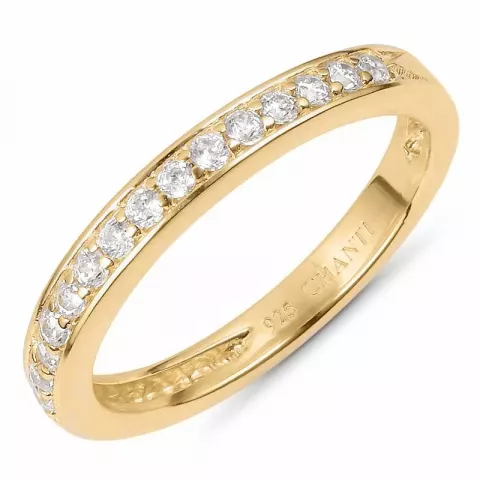 Elegant ring aus vergoldetem sterlingsilber