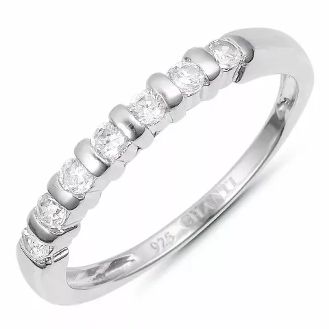 Elegant eng zirkon ring aus silber