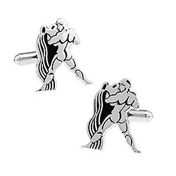 Wassermann Sternzeichen Manschettenknöpfe in Edelstahl