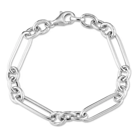 Figaroarmband aus Silber 17 ,18cm x 7,1 mm