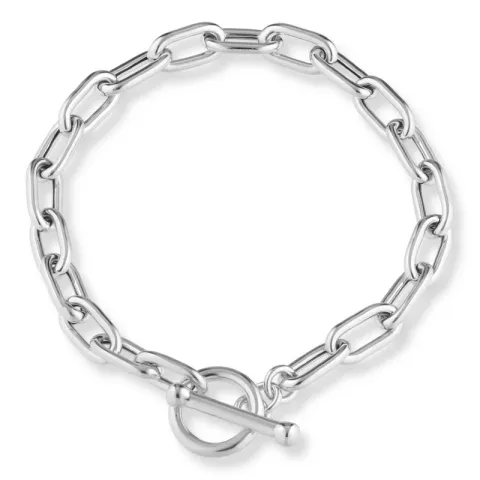 Ankerarmband aus Silber 17, 18cm x 5,5 mm