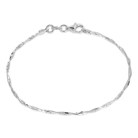 Gewundenes Armband aus Silber  x 1,3 mm