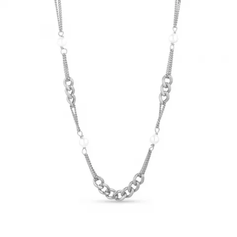 Halskette aus Silber 42 plus 3 cm x 4,7 mm