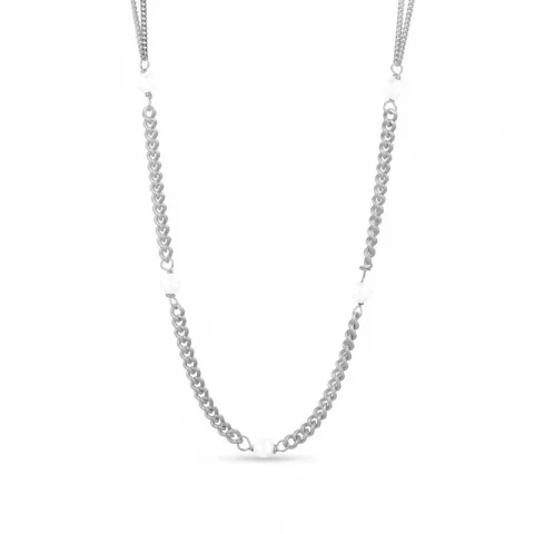 Halskette aus Silber 42 plus 3 cm x 2,9 mm