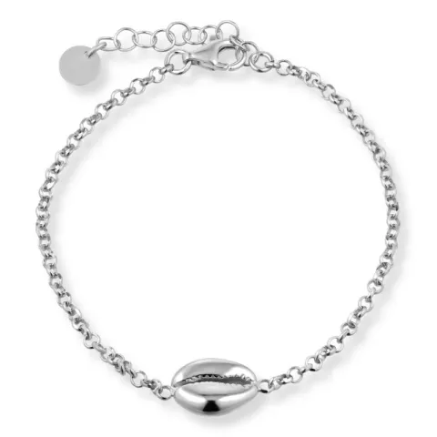 Muschel Armband aus Silber und Anhänger aus Silber