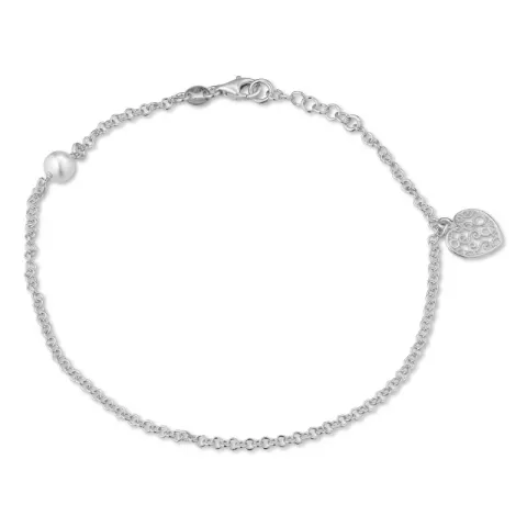 Herz Armband aus Silber und Anhänger aus Silber
