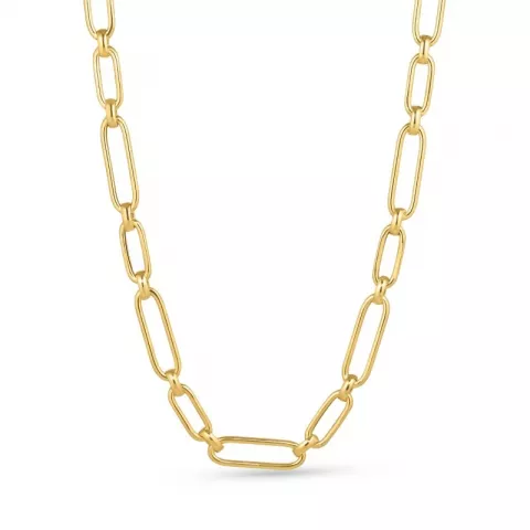 Halskette aus vergoldetem Sterlingsilber 45 cm x 6,3 mm
