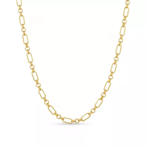 Halskette aus vergoldetem Sterlingsilber 45 cm x 2,8 mm