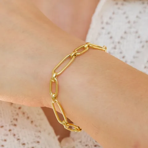 Armband aus vergoldetem Sterlingsilber  x 6,3 mm