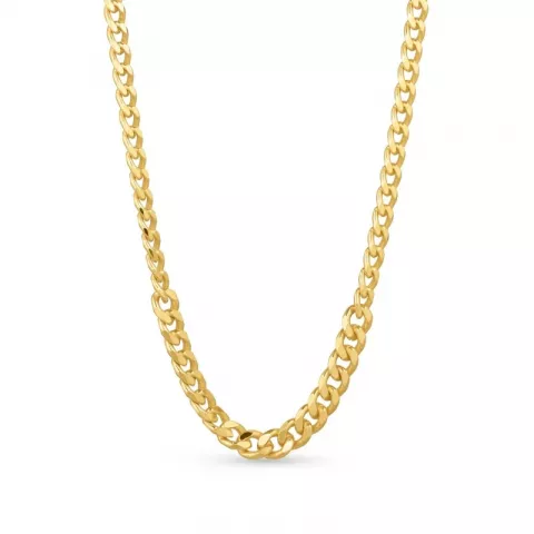 Halskette aus vergoldetem Sterlingsilber 45 cm x 5,5 mm