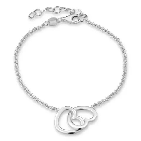 Herz Armband aus Silber und Anhänger aus Silber