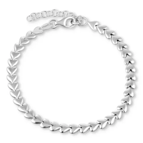 Herz Armband aus Silber und Anhänger aus Silber