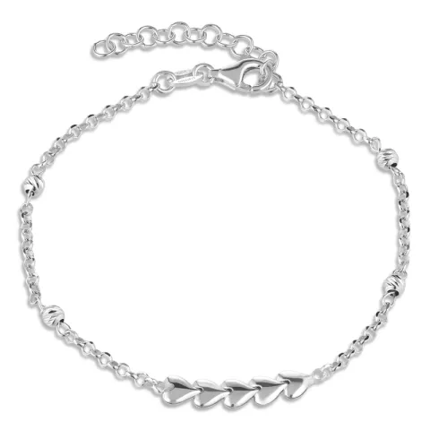 Herz Armband aus Silber und Anhänger aus Silber