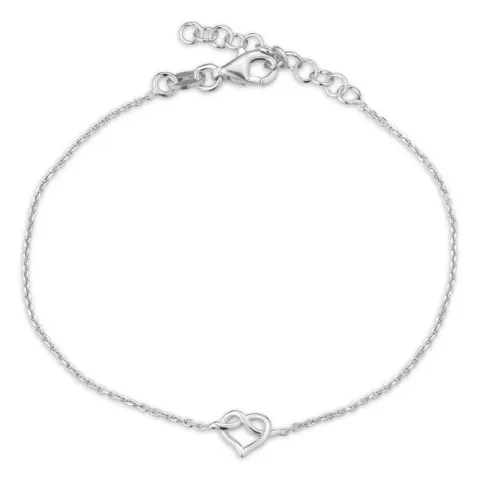 Herz Armband aus Silber und Anhänger aus Silber