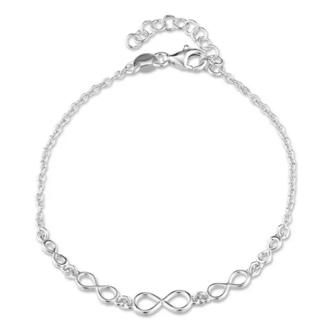 infinity Armband aus Silber und Anhänger aus Silber