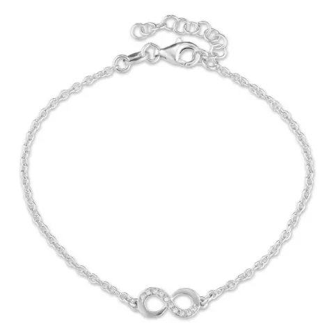 infinity Armband aus Silber und Anhänger aus Silber