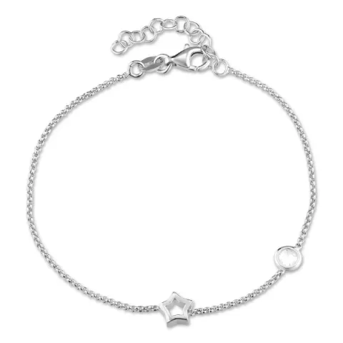 Stern Armband aus Silber und Anhänger aus Silber