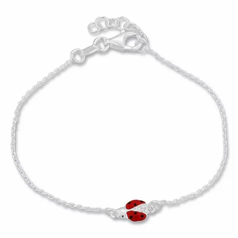 Marienkäfer Armband aus Silber und Anhänger aus Silber