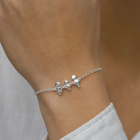 familie Armband aus Silber und Vater - Sohn - Mutter aus Silber