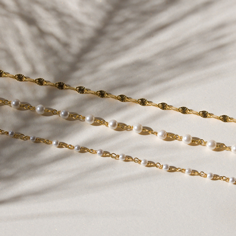 Halskette aus vergoldetem Sterlingsilber 40 plus 5 cm x 2,4 mm