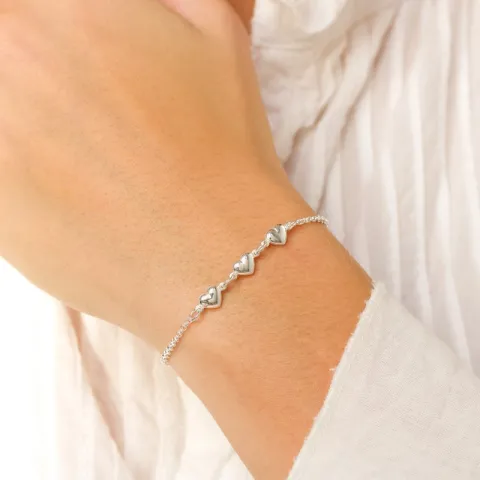 Herz Armband aus Silber