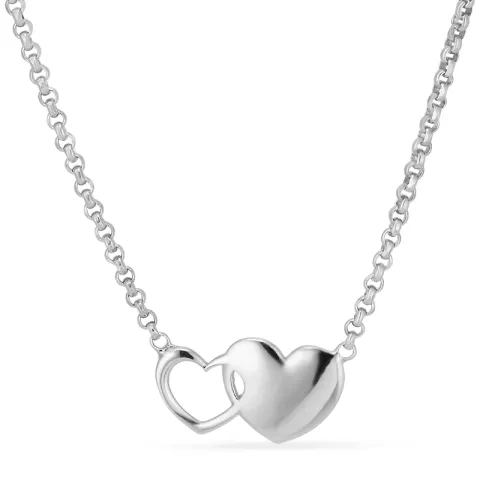 Herz Halskette aus Silber