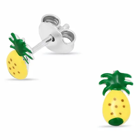 Ananas Ohrringe in Silber