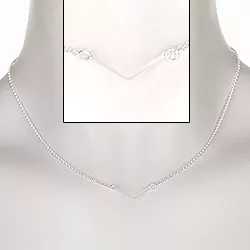 Halskette aus Silber und Anhänger aus Silber