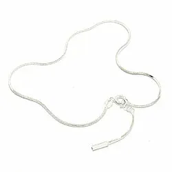 Fußkette aus Silber x 1,0 mm