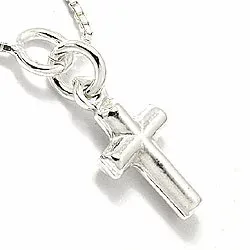 Kreuz Fußkette aus Silber