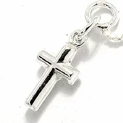 Kreuz Fußkette aus Silber