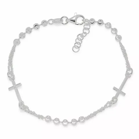 Kreuz Armband aus Silber