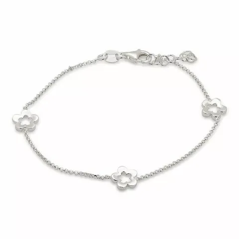 Blumen Armband aus Silber