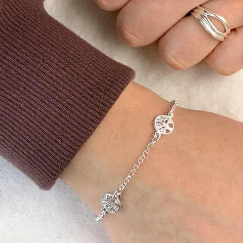 Lebensbaum Armband aus Silber und Anhänger aus Silber