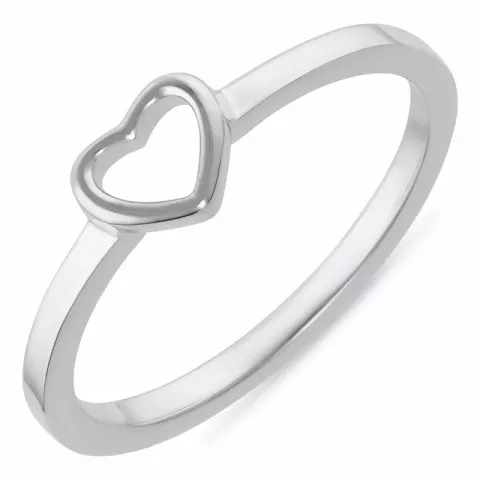 Herz Ring aus Silber
