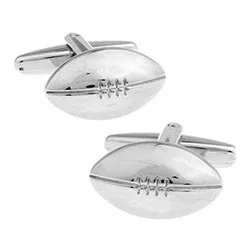 American Football Manschettenknöpfe in Edelstahl