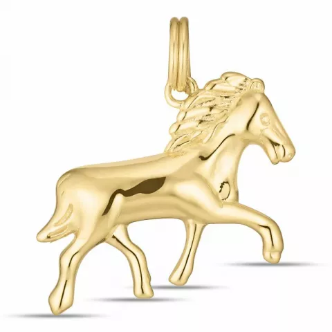 Pferde Anhänger aus vergoldetem Sterlingsilber