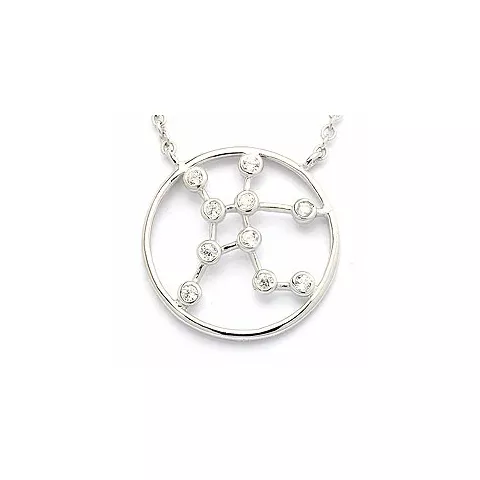 Jungfrau Sternzeichen Halskette aus Silber