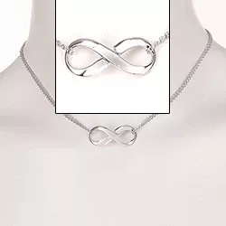 Unendlichkeits Halskette aus Silber